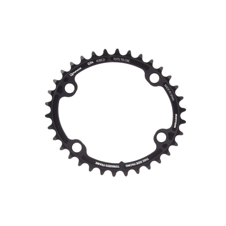 Plato Rotor Qring 4 Tornillos 110 Bcd Interior para Rotor Aldhu 3D+ y Shimano Dura-Ace 2017
