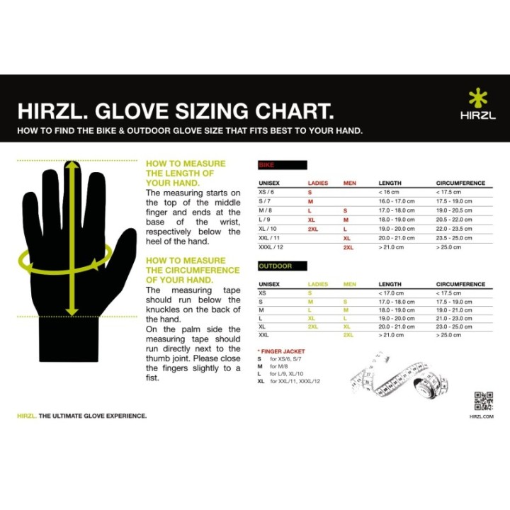 Guantes Hirlz Gripp Tour FF Negro