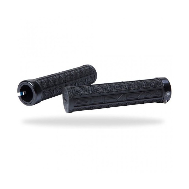 Puños Supacaz Lock-On Grizips Negro