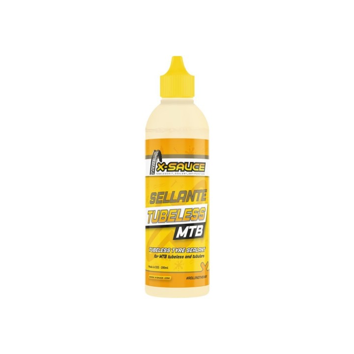 TUBELESS, liquide anti-crevaison X-Sauce pour tubeless, 200 ml