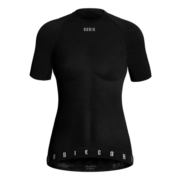 T-shirt intérieur à manches courtes pour femme Gobik Winter Merino | sous-vêtements pour femme cyclisme