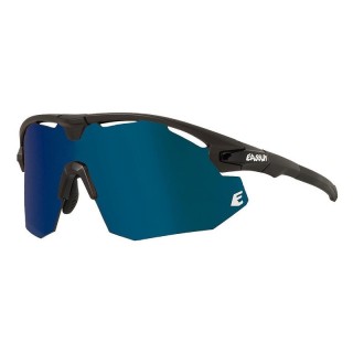 Gafas Eassun Giant Negro Mate Lente Azul|Gafas ciclismo