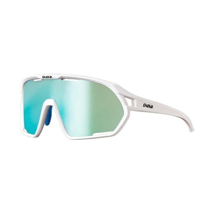 Gafas Eassun Paradiso Blanco Mate Lente Azul|Gafas ciclismo