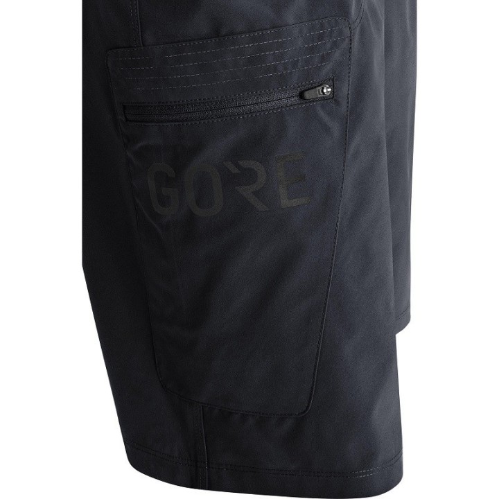 Baggy Gore Passion Black|baggys ciclismo