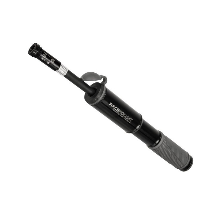 Mini gonfleur Topeak RaceRocket HP 8 bars noir | Mini gonfleur