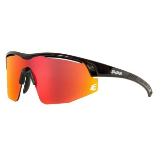Lunettes Eassun Sprint Noir Brillant Verres Rouges | Lunettes de cyclisme