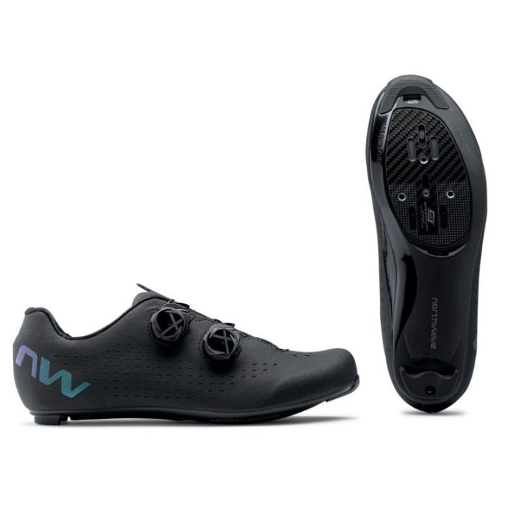 Zapatillas Carretera Northwave Revolution 3 Negro Iridescent