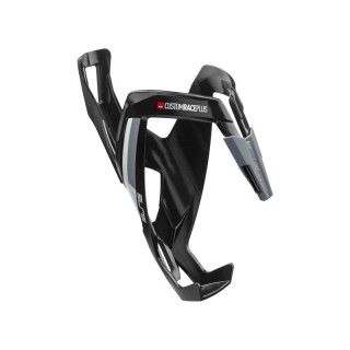 Porte-bidon Elite Custom Race Plus Noir brillant/Blanc|PORTE-BIDONS