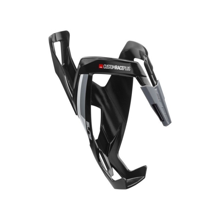 Porte-bidon Elite Custom Race Plus Noir brillant/Blanc|PORTE-BIDONS