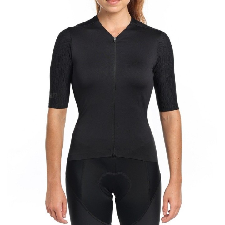 Maillot à manches courtes Inverse Saty Black (Unisexe) | Maillot | Vêtements de cyclisme