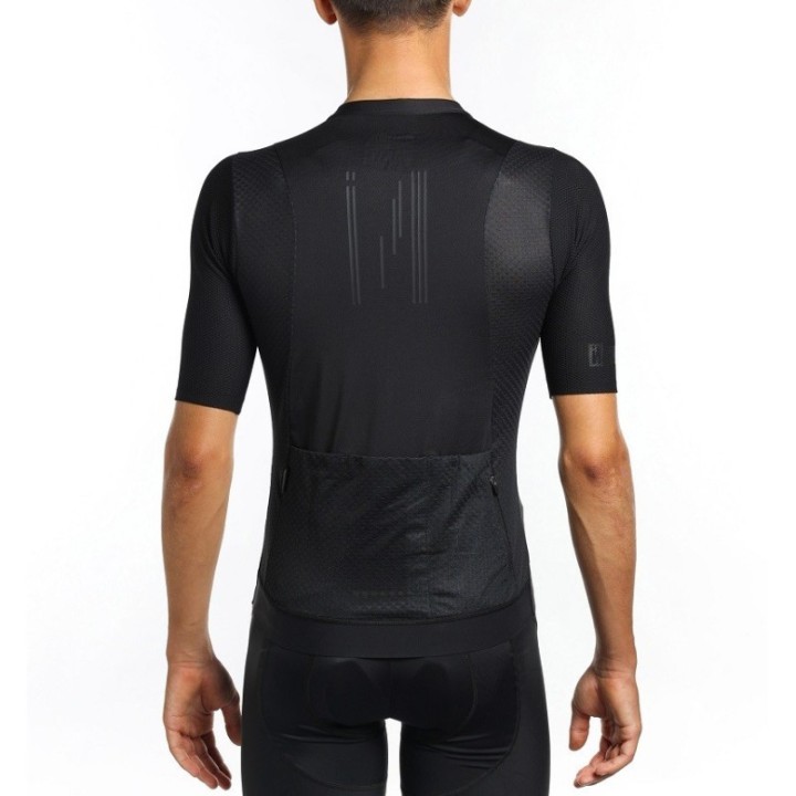 Maillot à manches courtes Inverse Saty Black (Unisexe) | Maillot | Vêtements de cyclisme