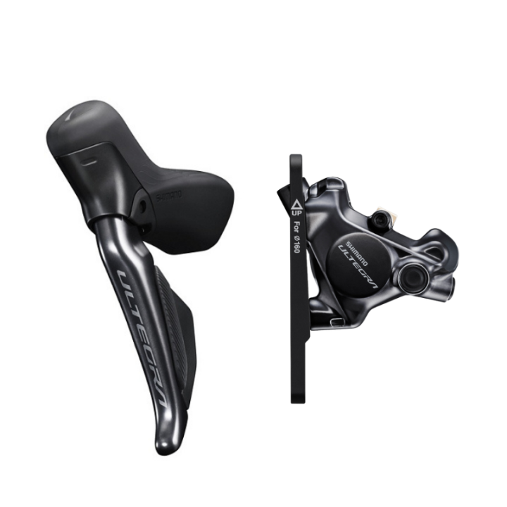 Kit frein disque avant Shimano Ultegra Di2 ST-R8170 + BR-R8170 + flexible | Route