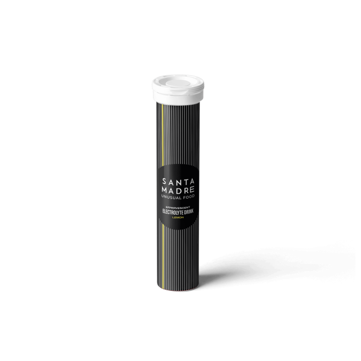 Isotónico Santa Madre Effervescent Electrolytes Drink 413MG Sodium Limón 18 gr