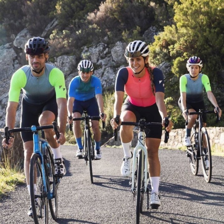 Maillot Femme Etxeondo Lausoa Rose Corail|Vêtements cyclisme