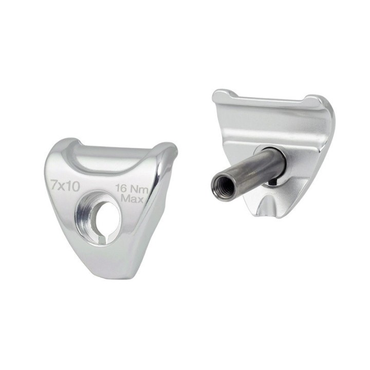 Adaptador tija Bontrager para sillín de raíl 7x10mm Plata|RECAMBIO TIJAS