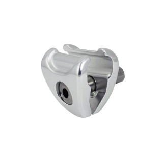 Adaptador tija Bontrager para sillín de raíl 7x10mm Plata