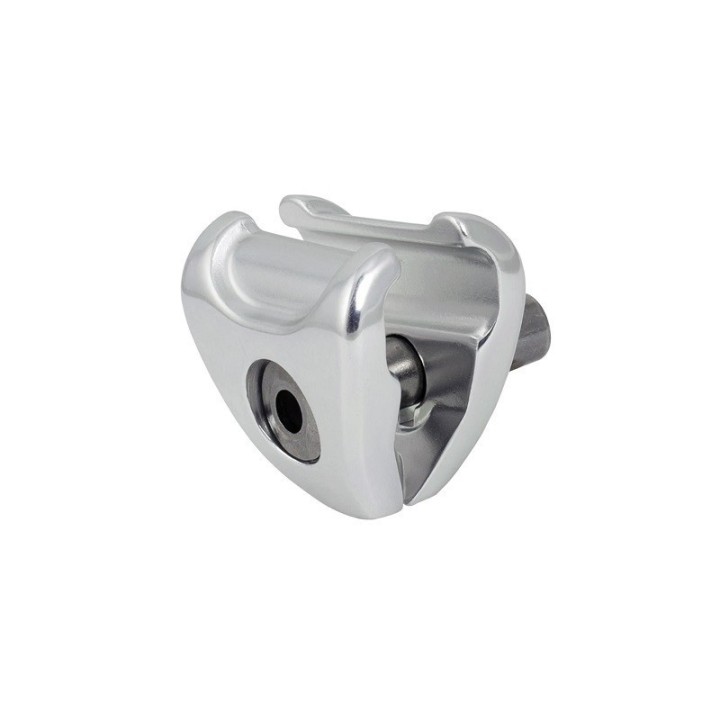 Adaptador tija Bontrager para sillín de raíl 7x10mm Plata
