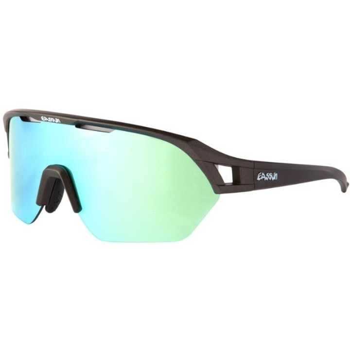 Lunettes Eassun Glen Gris Graphite Verres Bleus Revo|Lunettes de cyclisme