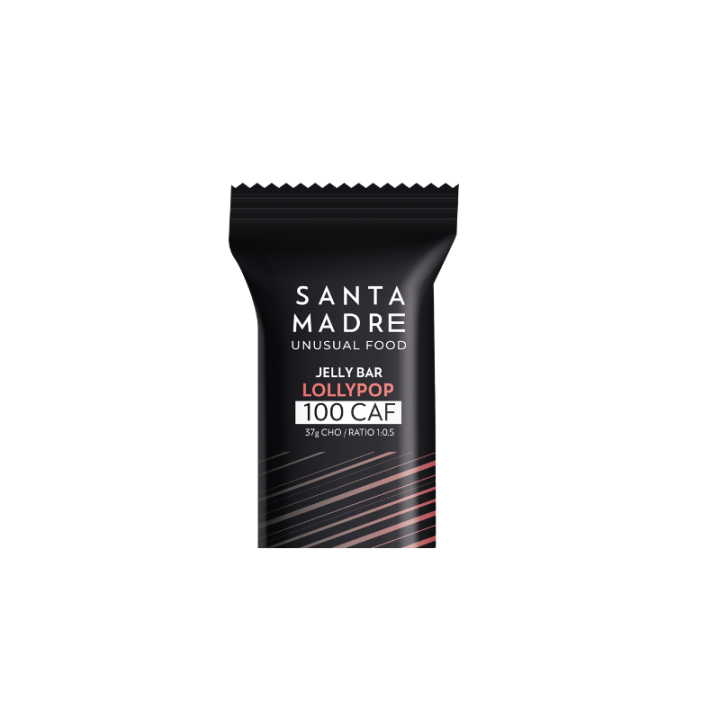 Barrita de Gominola Santa Madre 100 CAF Lollipop|Nutricion ciclismo