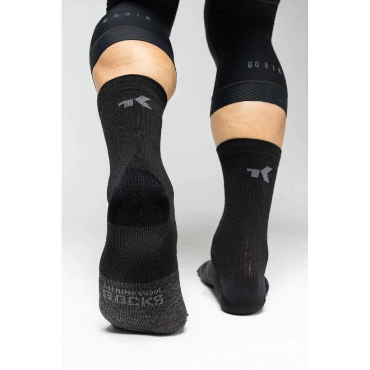 Chaussettes Gobik Winter Merino Coal | chaussettes de cyclisme