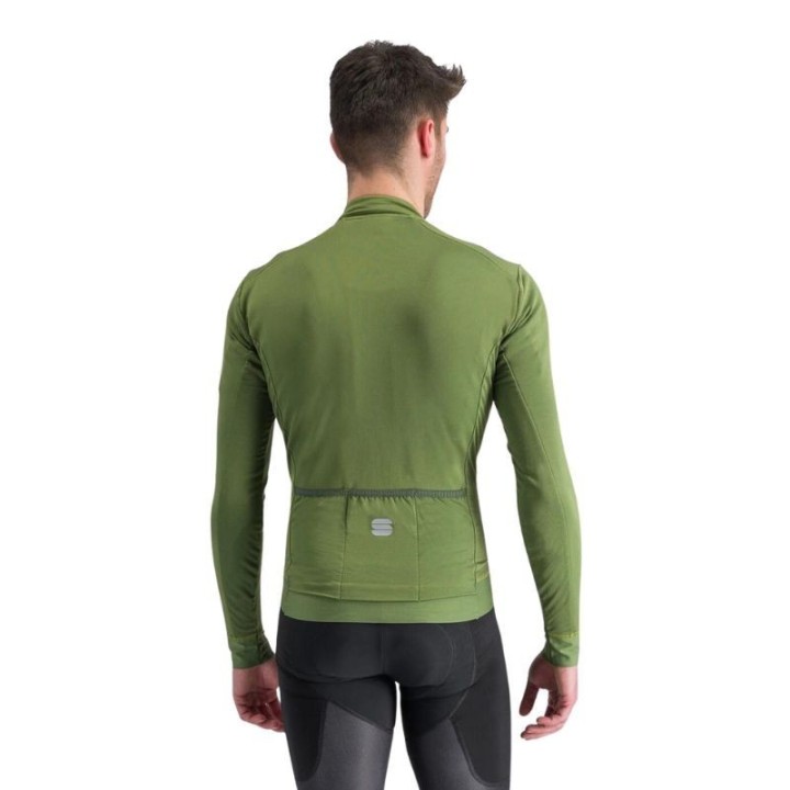 Maillot manga Larga Hombre Sportful Monocrom Thermal Aanthacite