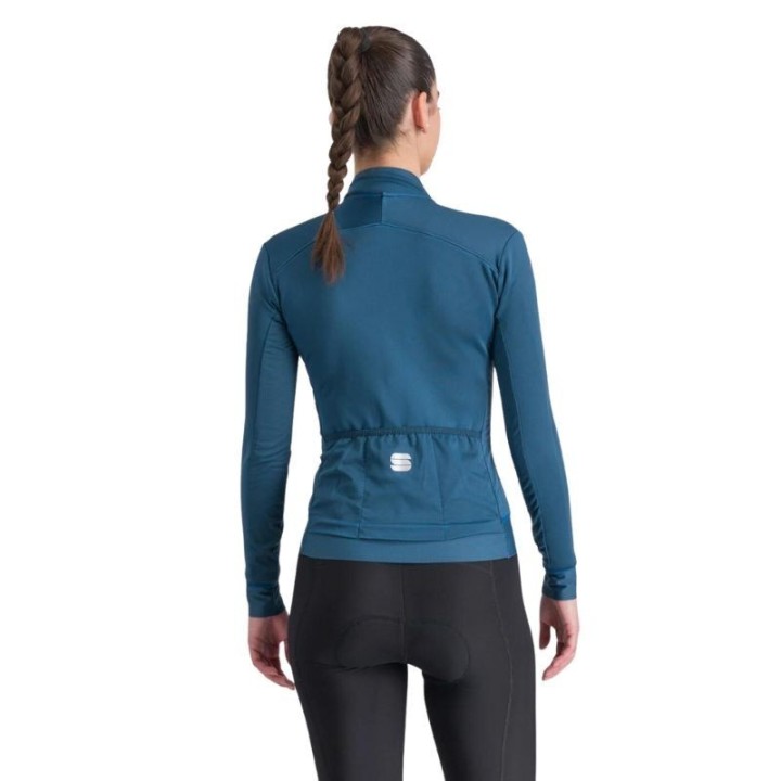 Maillot Manga Larga Mujer Sportful Monocrom Thermal Blue Sea