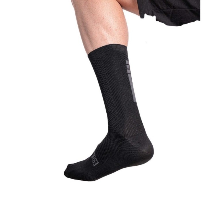 Calcetín Unisex Inverse Pulser Black|calcetin ciclismo