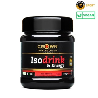 Isotonique Crown Isodrink & Energy 640 g Fruits rouges | Isotonique cyclisme