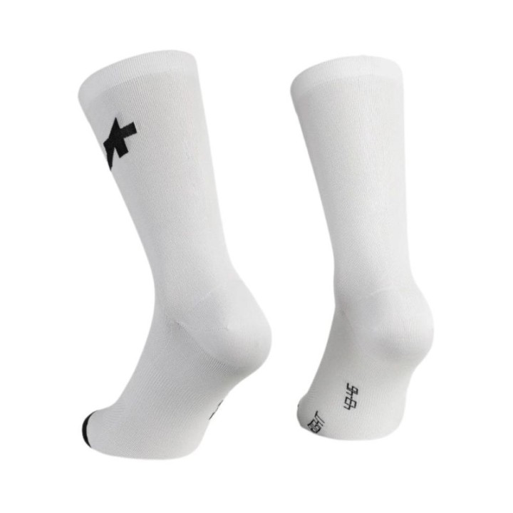 Chaussettes Assos R S9 Twin Pack White Series|Vêtements de cyclisme