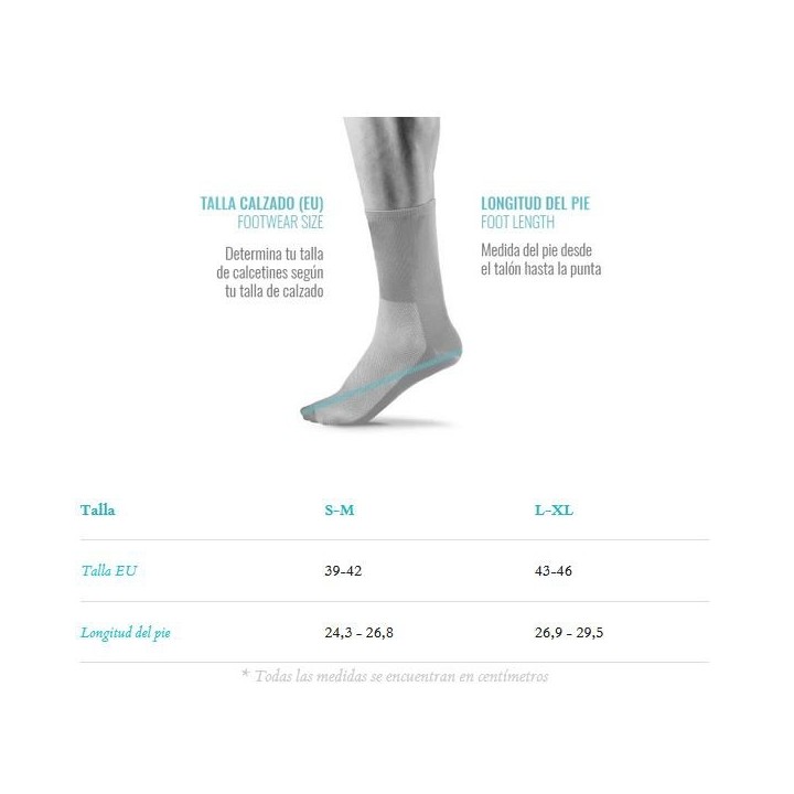 Calcetín Gobik Pure Unisex Niagara Blue