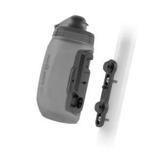 Bidon + support + connecteur Twist Fidlock  450 ml fumé | |porte-bidons