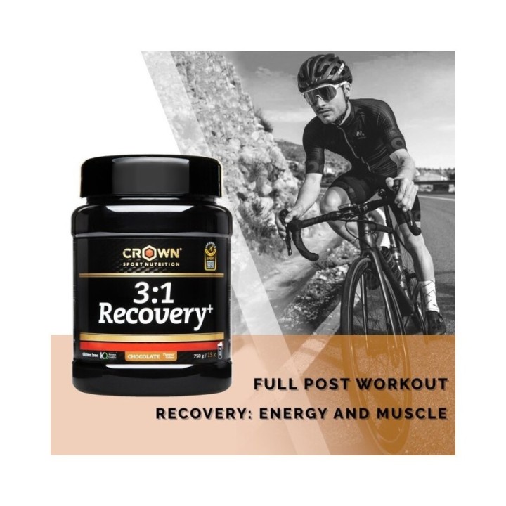 Récupérateur Crown 3:1 PRO RECOVERY ST 50 g Chocolat | Isotonique cyclisme