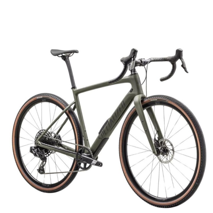 Vélo Specialized Diverge Comp Carbon 2024 Vert chêne satiné