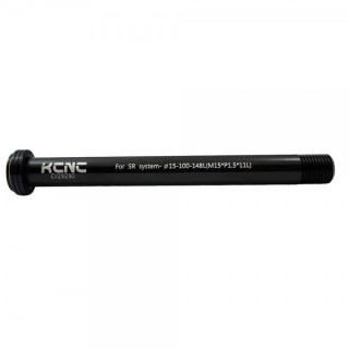 Cierre de rueda delantero Kcnc KQR08 15mmx110mm Boost Fox Negro