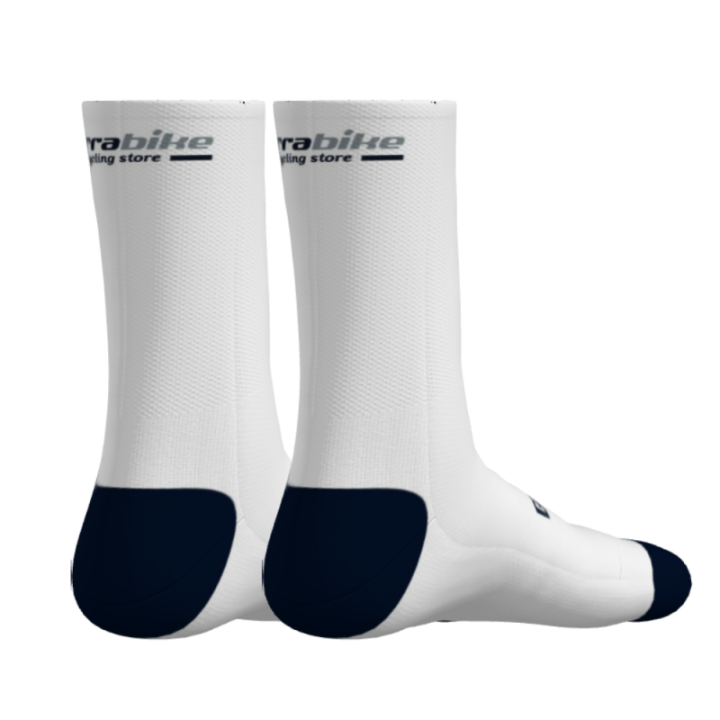 Chaussette unisexe Gobik Chrome 2.0 Terrabike Blanc|chaussette cyclisme