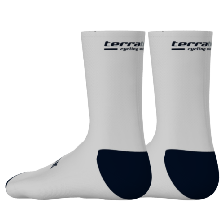 Chaussette unisexe Gobik Chrome 2.0 Terrabike Blanc|chaussette cyclisme