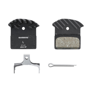 Plaquettes Shimano refroidies J05A-RF Résine  | PLAQUETTES DE FREIN