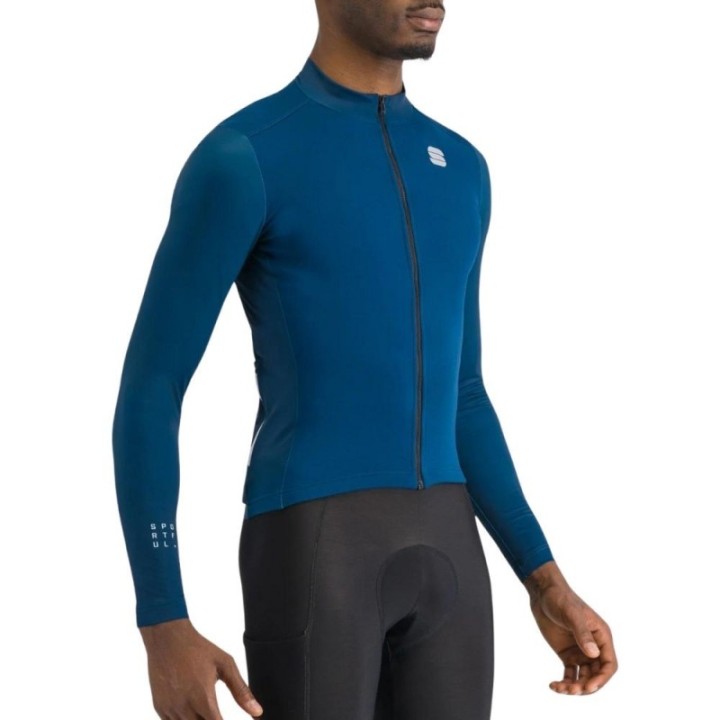 Maillot Manga Larga Hombre Sportful SRK Thermal Teal Blue