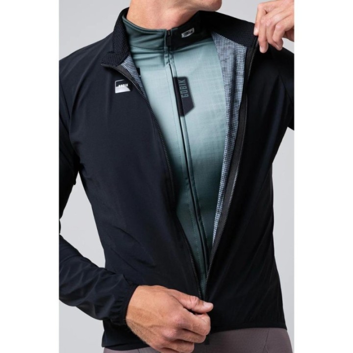 Chaqueta Impermeable Unisex Gobik Selkie Ink Black|Maillot|Ropa ciclismo