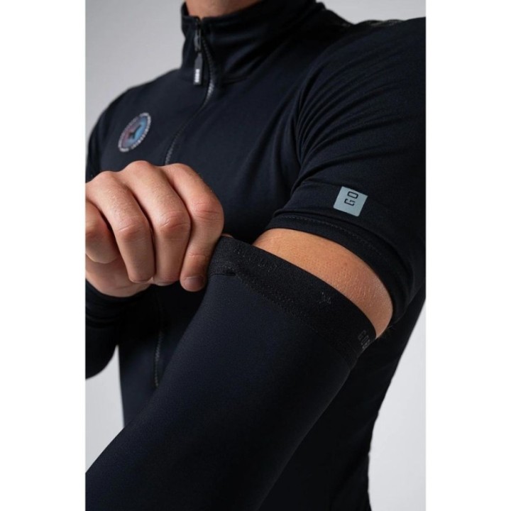 Manchettes thermiques Gobik Kaba 2.0 Pitch Black | vêtements cyclisme