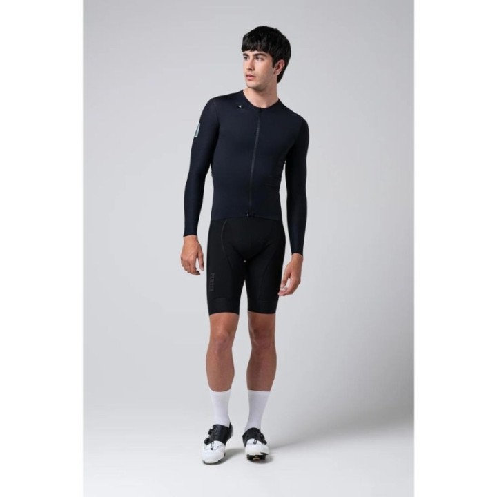Maillot Unisexe Manga Larga Gobik Avalon Ink Black|Vêtements de cyclisme