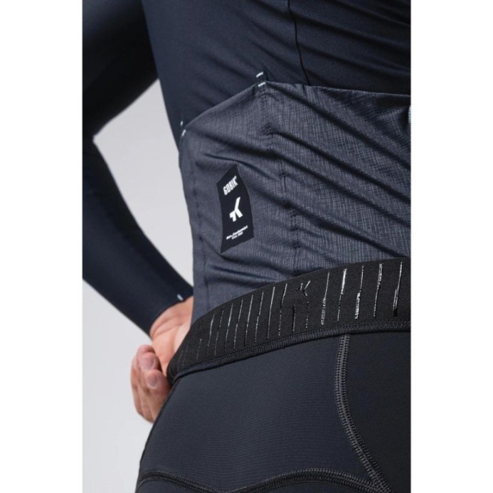 Maillot Unisexe Manga Larga Gobik Avalon Ink Black|Vêtements de cyclisme