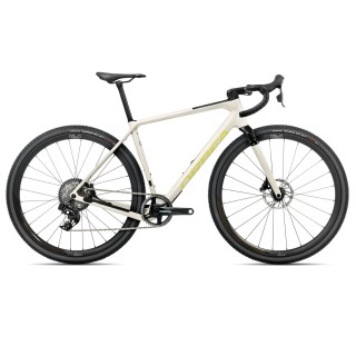 Vélo Orbea TERRA M21eTEAM 1X Ivory White - Spicy Lime (Gloss) 2025
