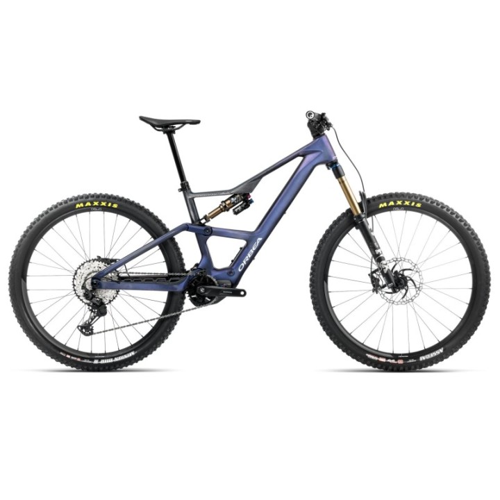Vélo Orbea RISE LT M10 420W Tanzanite Carbon View - Carbon Raw (Matt) 2025