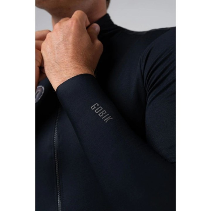 Manchettes légères thermiques Gobik Haru 2.0 Pitch Black | vêtements cyclisme