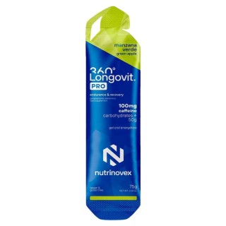 Gel Nutrinovex Longovit 360 50 g CHO Caféine  |Nutrition cyclisme|