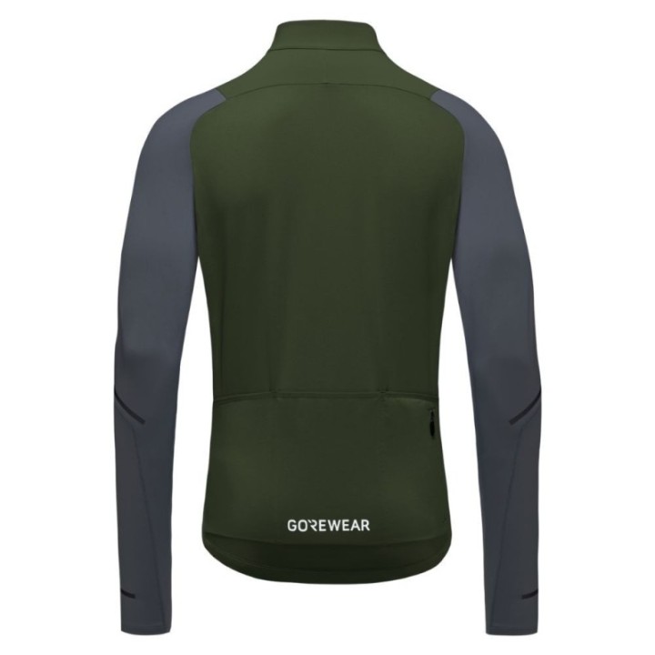 Maillot Hombre Manga Larga Gore SPINSHIFT Thermo Utility Green/Lab Graphite