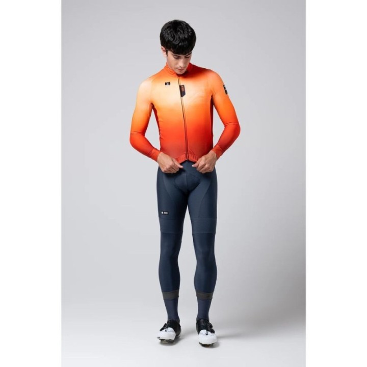 Maillot Hombre Manga Larga Gobik Hyder Tangelo|Ropa ciclismo