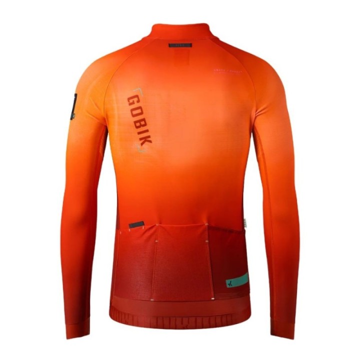 Maillot Hombre Manga Larga Gobik Hyder Tangelo|Ropa ciclismo