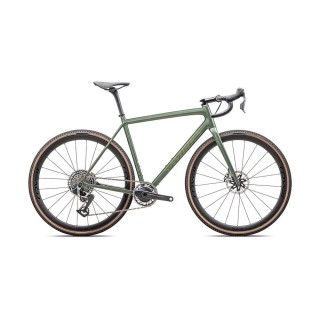 Bicicleta Specialized S-Works Crux Gloss Cypress Metallic / Viavi Gold To Silver Pearl 2025